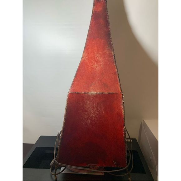 Vintage Stand / Hang Bended Flared 3 Hooks Lampshade - Picture 3 of 10